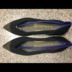 Rothy’s EUC Licorice Points size 8.0